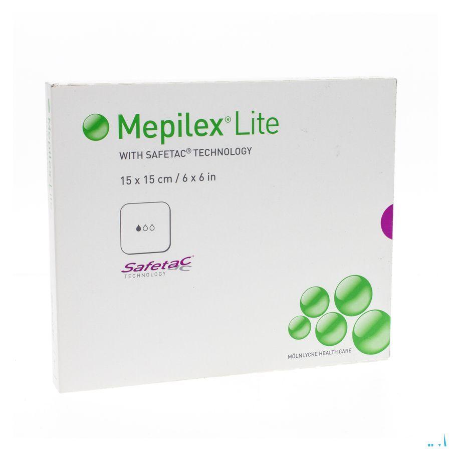 Mepilex Lite Dun Verband Sil Ster 15x15,00cm 5 284300  -  Molnlycke Healthcare