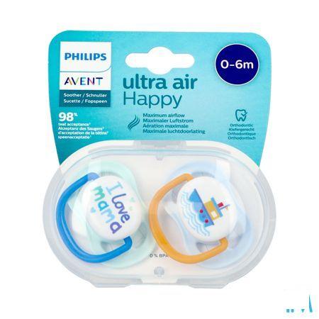Philips Avent Fopspeen 0M+ Happy Boy  -  Bomedys