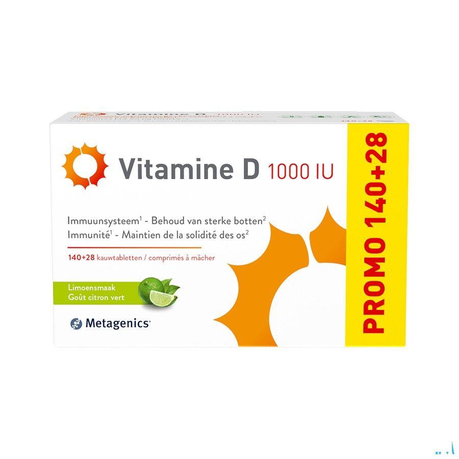 Vitamine D 1000Iu Comp Macher 140+28 Metagenics  -  Metagenics Belgium