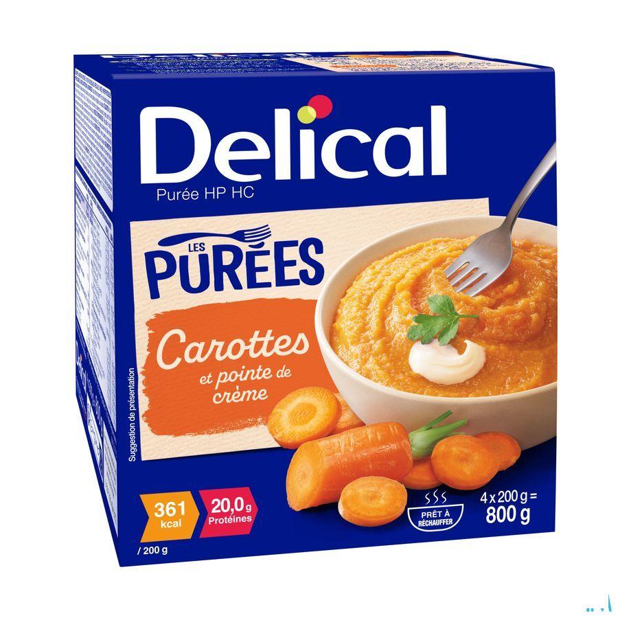 Delical Puree Carottes Hphc 4 x 200 gr