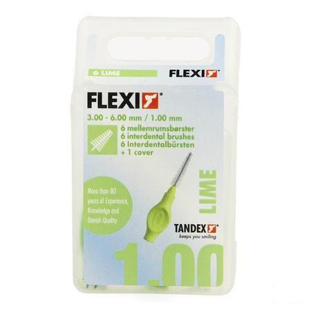 Flexi Green Borsteltje Tapered Interdentaal 6  -  Deprophar