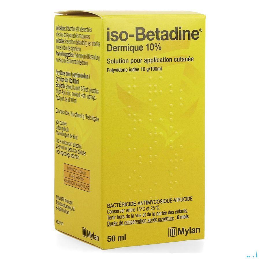 Iso Betadine Dermicum 10% Oplossing Flacon 50 ml