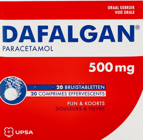 Dafalgan Bruis 500 mg Tabletten 20