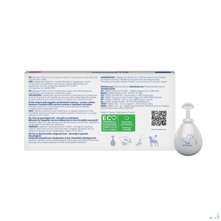 Allerderm Spot-On Pipet 6X4ml