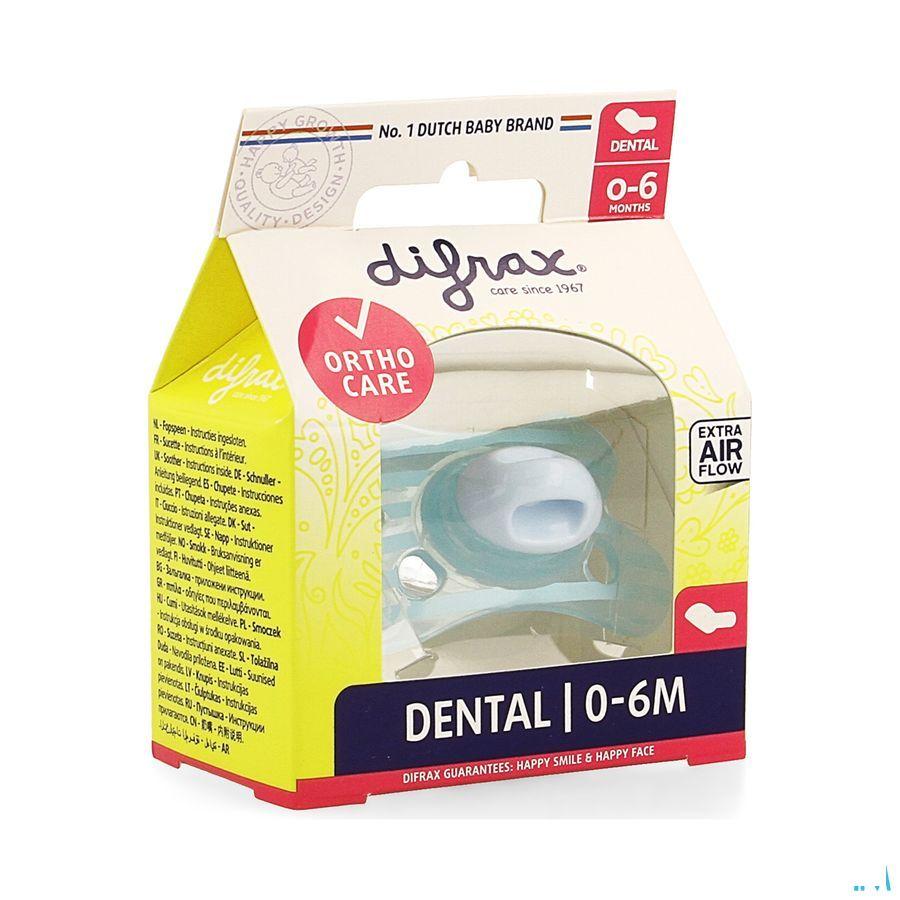 Difrax Fopspeen Sil Mini-dental 0-6m 799  -  Difrax