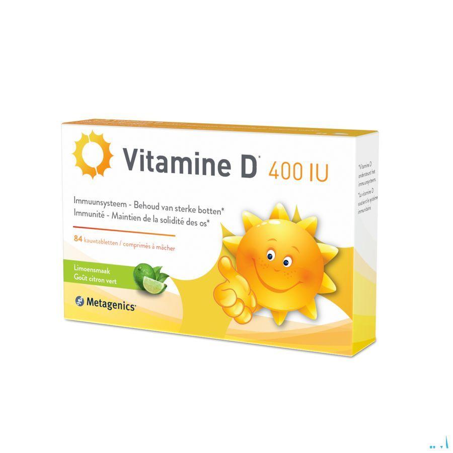 Vitamine D 400Ie Metagenics Kauwtabl 84