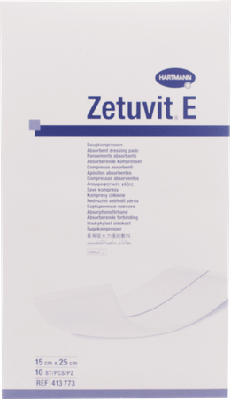 Zetuvit E 15x25cm St. 10 P/s  -  Hartmann