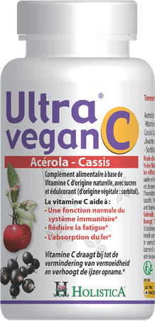 Vitamine C Acerola-cassis Tabletten 60 Holistica  -  Bioholistic Diffusion