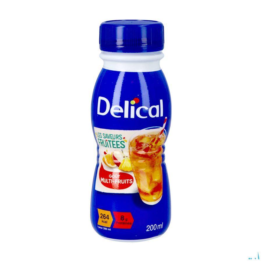 Delical Fruitdrink Multi-Vruchten 4 x 200 ml