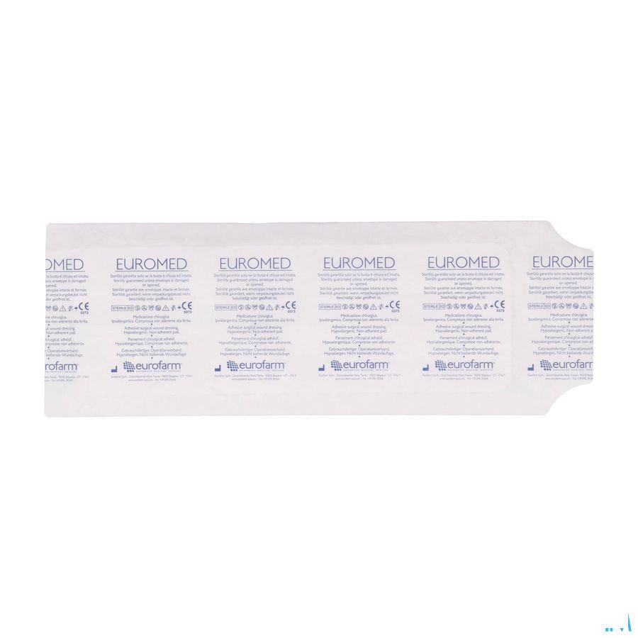 Euromed 10x30cm 1 Eilandpleister Adhesive Steriel  -  I.D. Phar