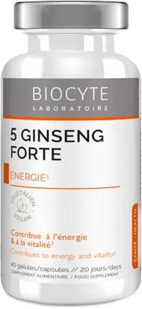Biocyte 5 Ginseng Forte Capsule 40  -  Biocyte