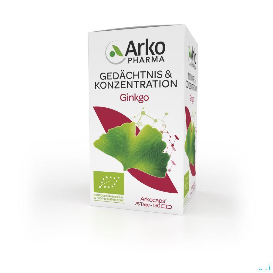 Arkogelules Ginkgo Bio Capsule 150  -  Arkopharma