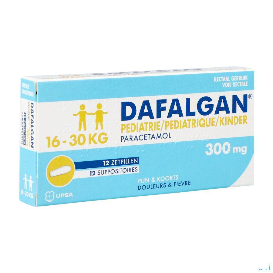 Dafalgan Pediatrie 300 mg Suppo 12