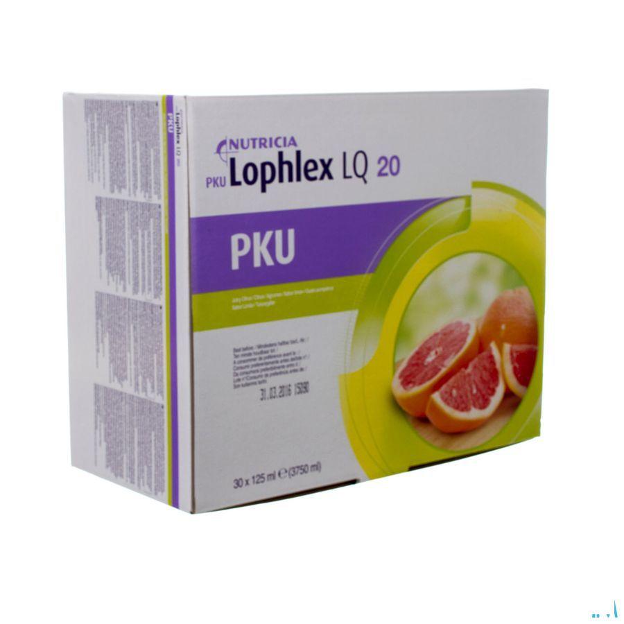 Pku Lophlex Lq 20 Juicy Citrus 30x125,0 ml  -  Nutricia