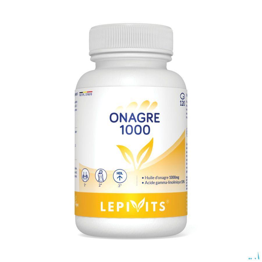 Lepivits Huile Onagre 1000Mg Caps 120