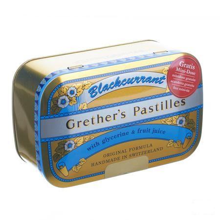 Grether's Pastilles Blackcurrant Pastille 440 gr  -  Melisana