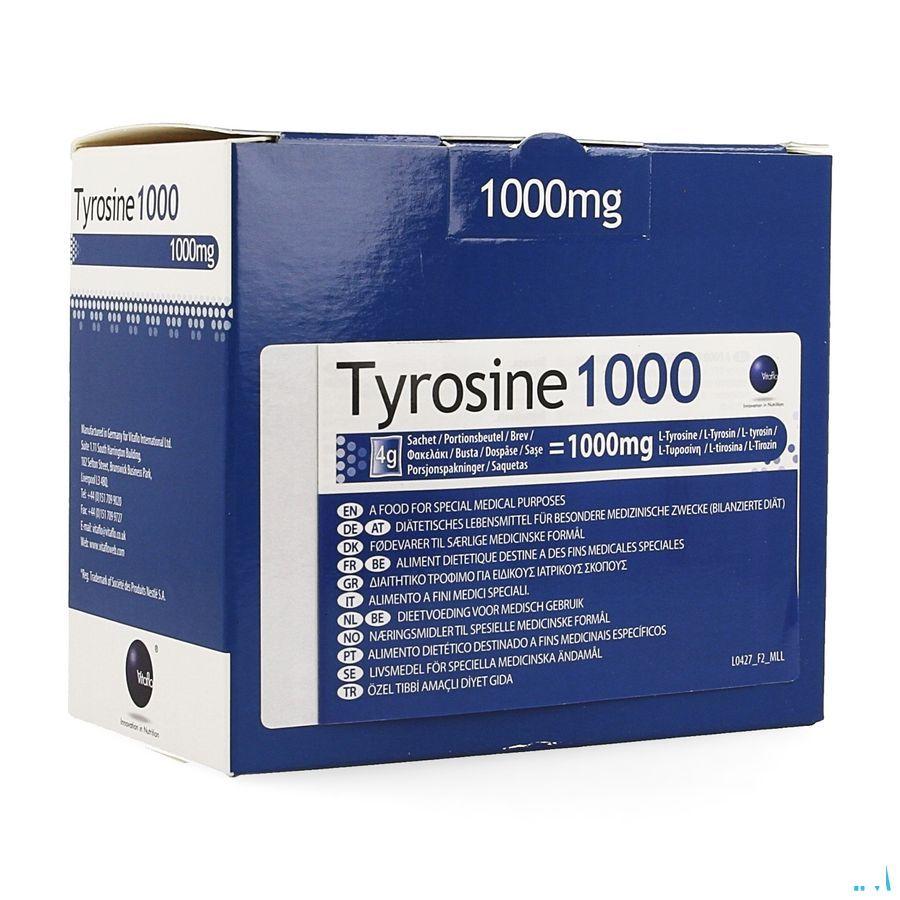 Tyrosine 1000 Poeder Zakje 30x4g 