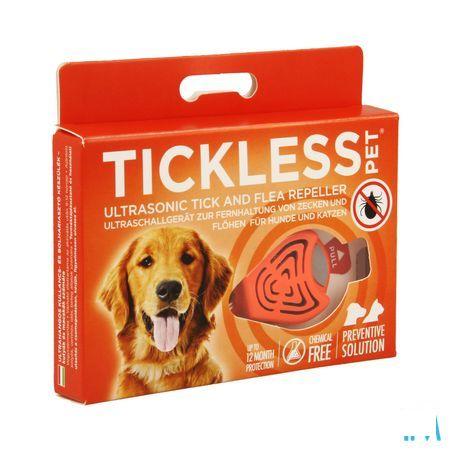 Tickless Ultrasone Repousser Tique Puce Orange 1