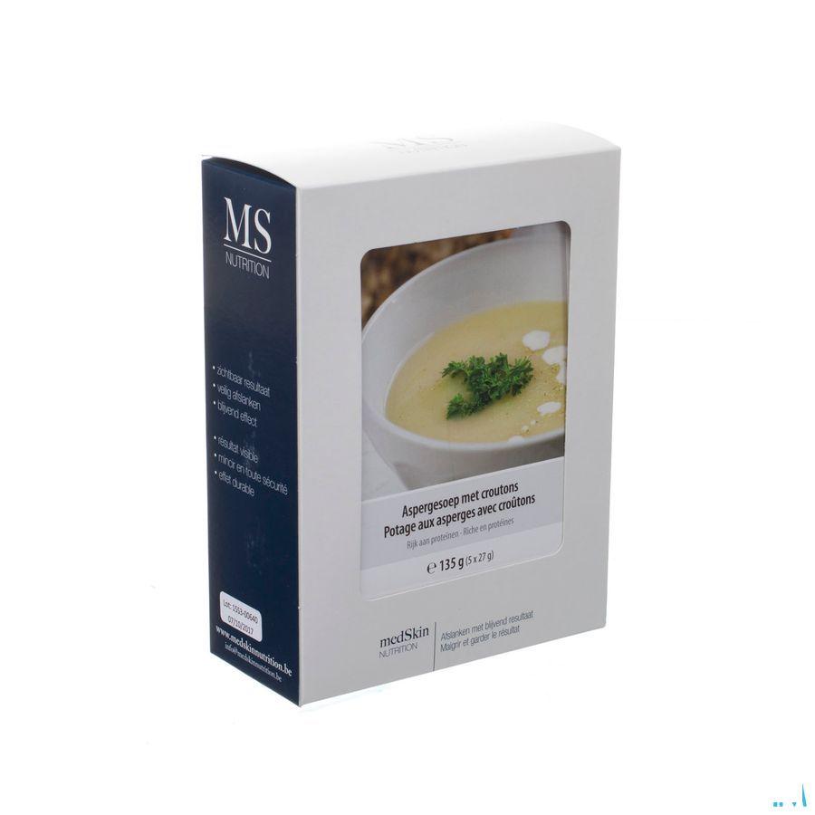Medskin Potage Asperges Croutons Sachets 5  -  Medskin Nutrition