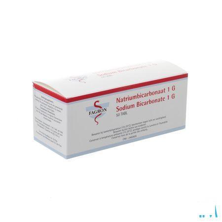 Natriumbicarbonaat 1 gr Ud Tabletten 50  -  Fagron