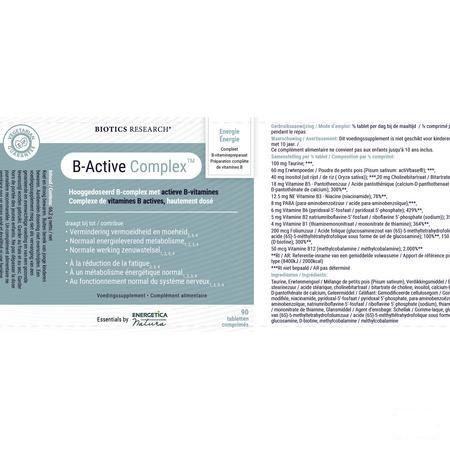 B-Active Complex 90 tabletten  -  Energetica Natura