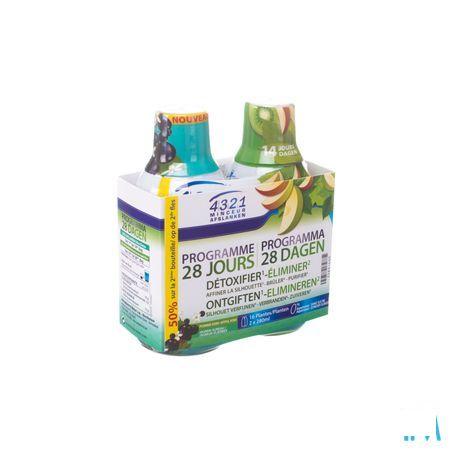 4321 Ultra Draineur Appel Kiwi 2x280 ml  -  Arkopharma