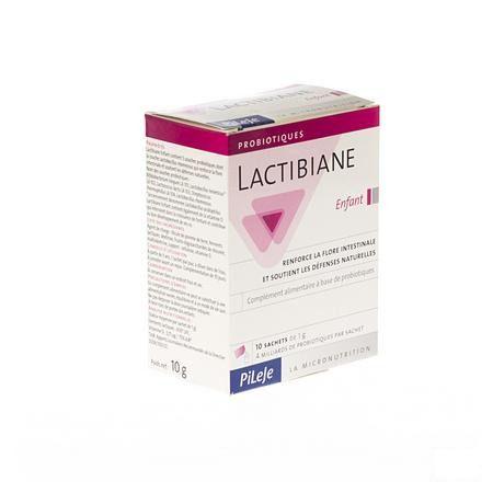 Lactibiane Kind Zakje 10x1 gr  -  Pileje