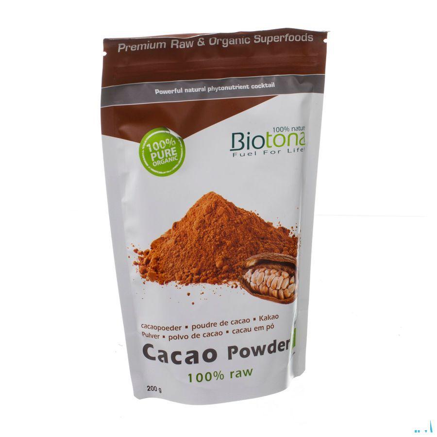 Biotona Cacao Raw Powder 200 gr  -  Keypharm