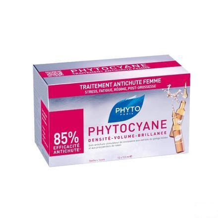 Phytocyane Anti haaruitval Vrouw Ampullen 12 