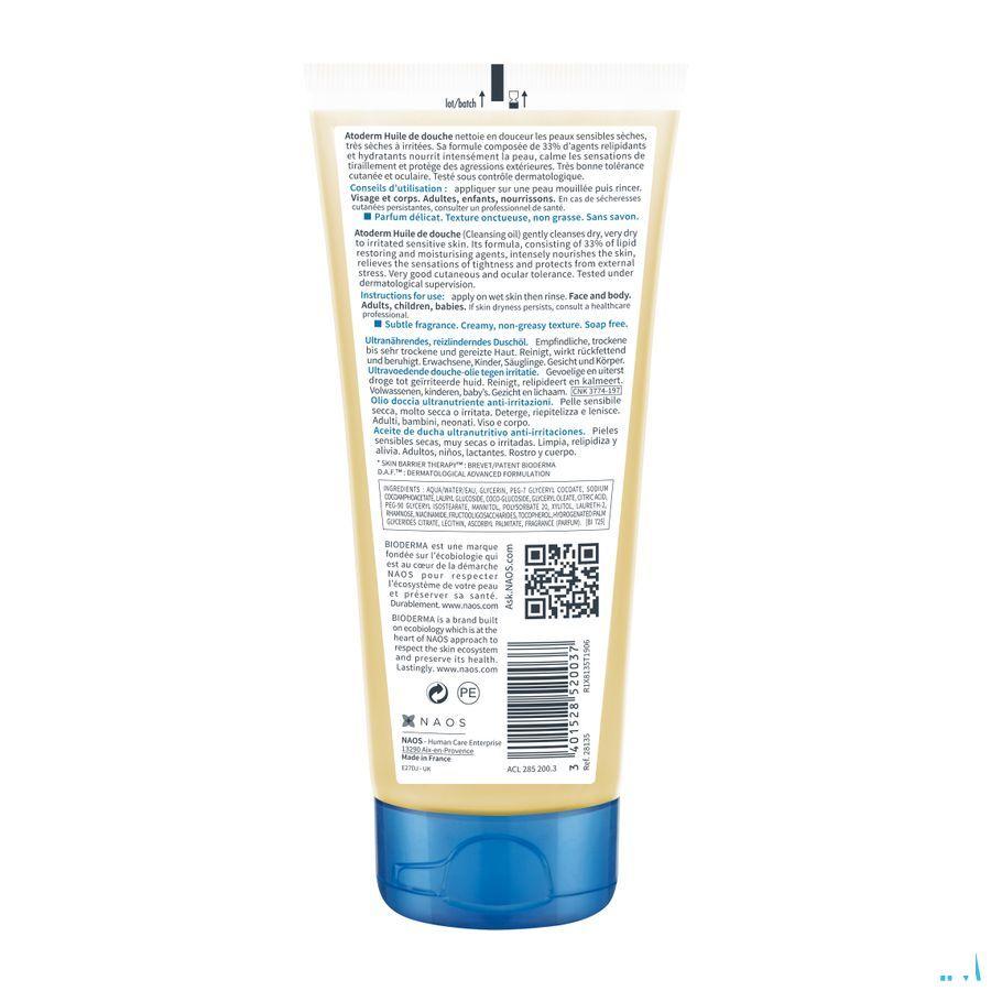 Bioderma Atoderm Douche Olie Tube 100 ml