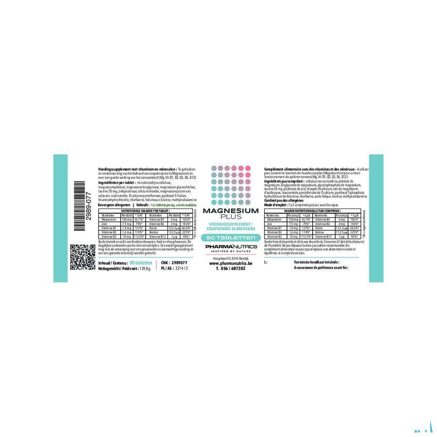 Magnesium Plus Comp 30 Pharmanutrics