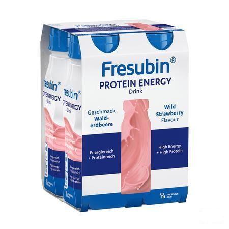 Fresubin Protein Energy Drink 200 ml Fraise Des Bois/bosaardbei  -  Fresenius