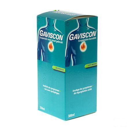 Gaviscon Menthe Munt Suspensie Drink 300 ml