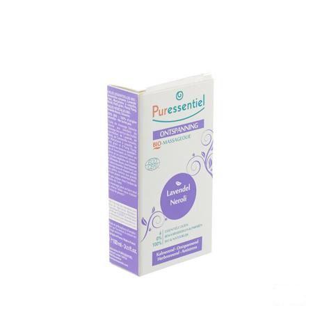 Puressentiel Mass.olie Lavendel-neroli Bio 100 ml  -  Puressentiel
