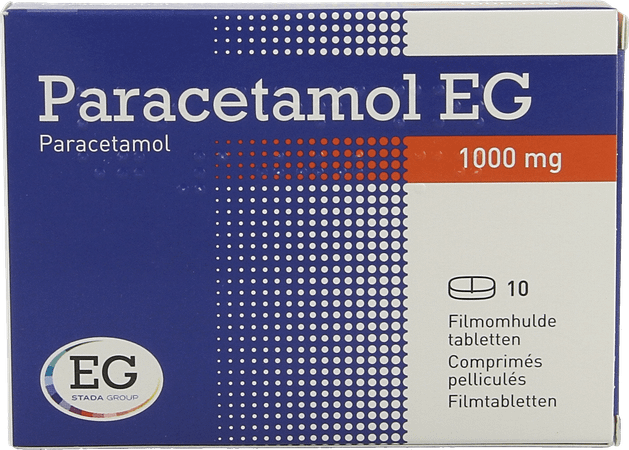 Paracetamol Eg 1000Mg Filmomh Tabl 10  -  EG