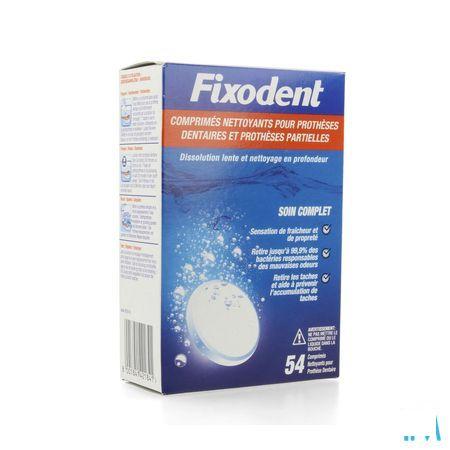 Fixodent Tablettes Dentiers Comp 54