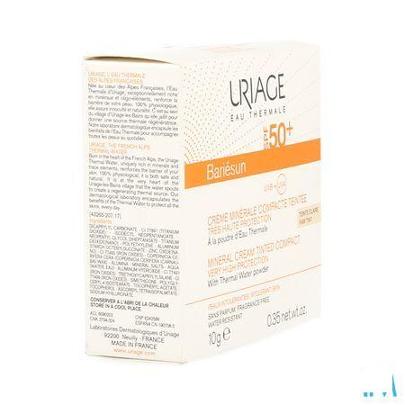 Uriage Bariesun Ip50 + Creme Miner. Tablettenlicht Poeder 10 gr