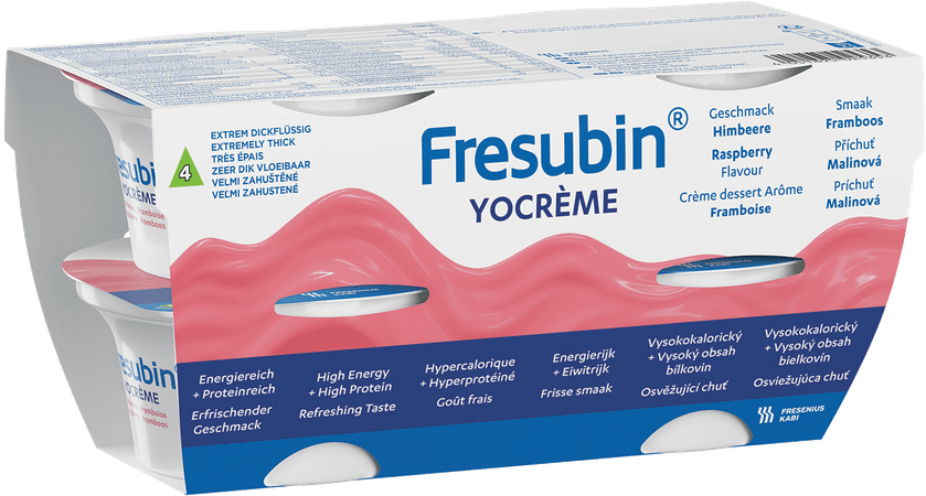 Fresubin Yocreme Framboise 4x125 gr 7120701  -  Fresenius