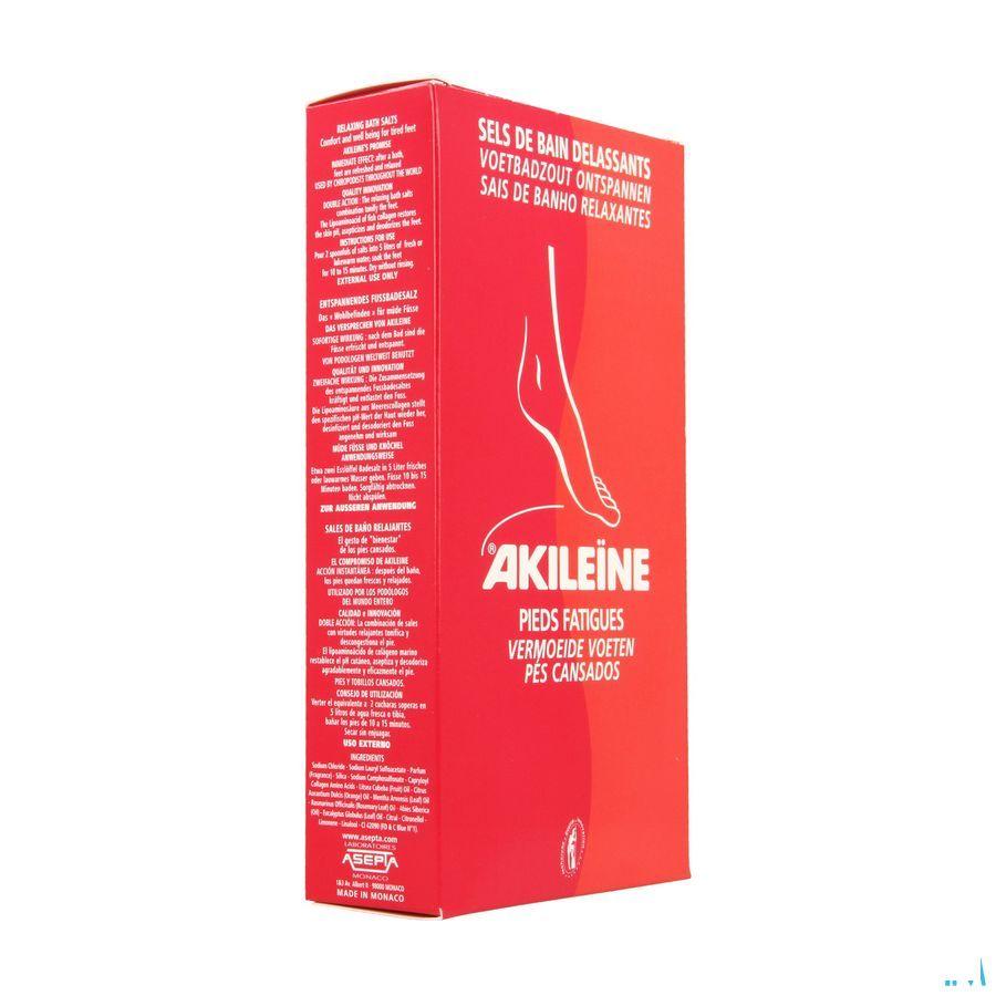 Akileine Rood Badzout Voeten Zakje 2x150 gr 101220  -  Asepta
