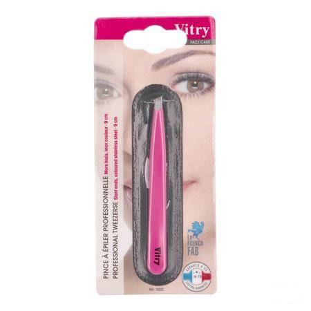 Vitry Classic Pince Epil Prof Oblique Inox 1022  -  Vitry