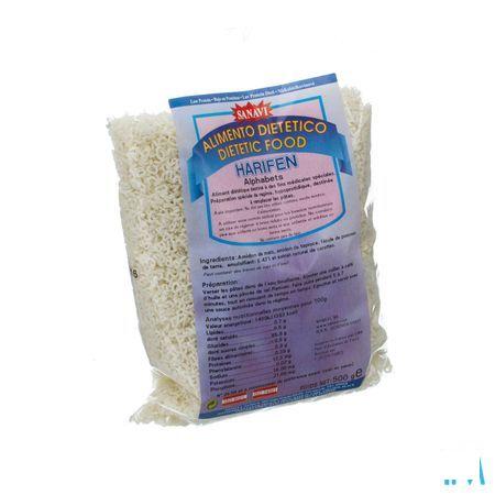 Sanavi Harifen Alphabets Pasta Zakje 500 gr 4642