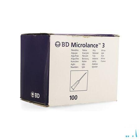 Microlance 3 Naald 22G 1 0,7Mm 25Mm 100 Zwart