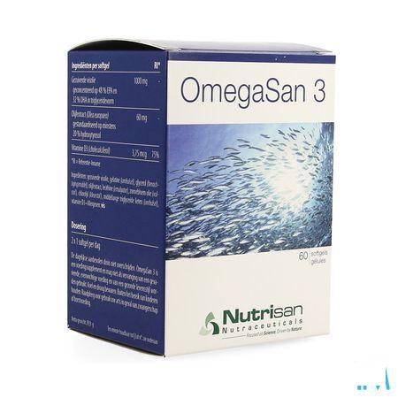 Omegasan 3 60 Softgels   -  Nutrisan