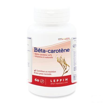 Leppin Beta Caroteen Natuurlijk 6 mg Tabletten 60  -  Lepivits