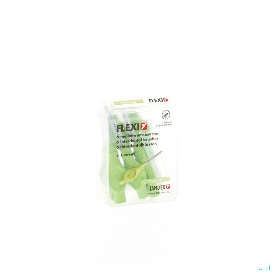 Flexi Green Borsteltje Tapered Interdentaal 6  -  Deprophar