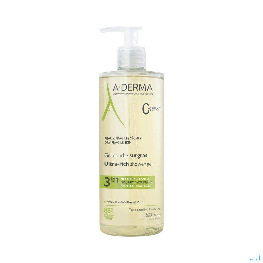 Aderma Douchegel Overvet 500 ml  -  Aderma