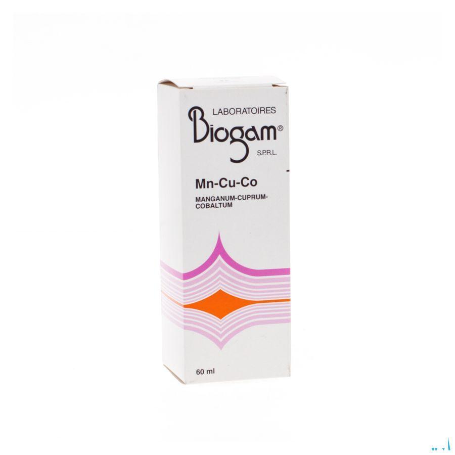 Biogam Mn-cu-co Flacon 60 ml  -  Sterop
