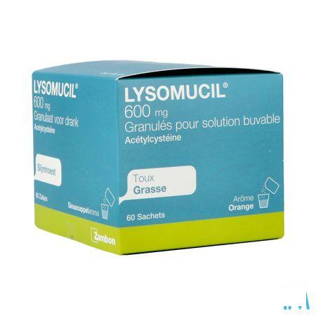 Lysomucil 600 Gran Sachets 60 X 600 mg