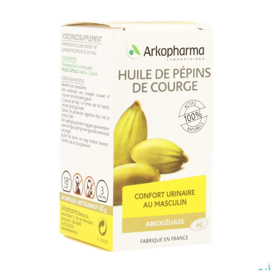 Arkogelules Huile De Pepins De Courge Capsule 60