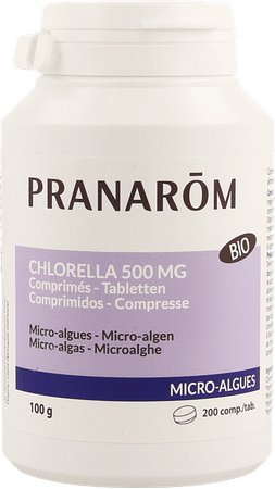 Chlorella Eencellige Zeewieren Tabletten 200  -  Pranarom